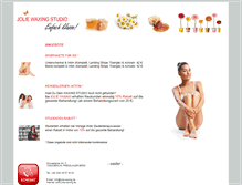 Tablet Screenshot of jolie-waxing.de